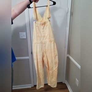 Pastel orange denim overalls from universal threads 20w